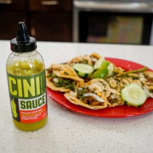Best sauce for tacos, pizza and sandwiches in Los Angeles, CA and Chicago, IL.