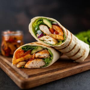 Best sauces for grilled chicken wraps in Austin, TX and San Jose, CA.