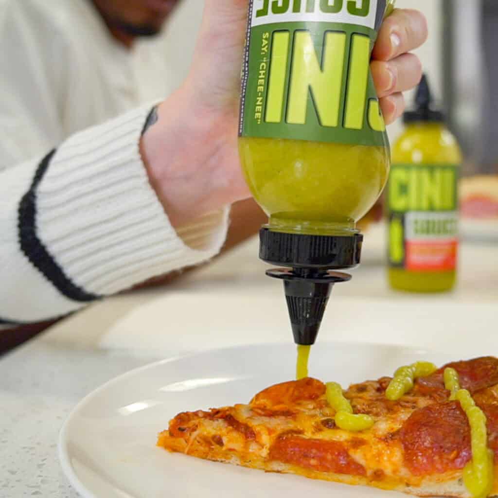 Best sauce for pizza, peperoncini sauce in Phoenix, AZ and Los Angeles, CA.