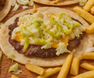 Smash burger taco recipe in San Diego, CA and Sacramento, CA.