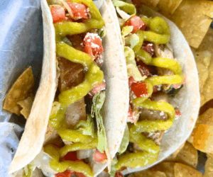 Easy chicken taco recipe in Los Angeles, CA and Sacramento, CA.